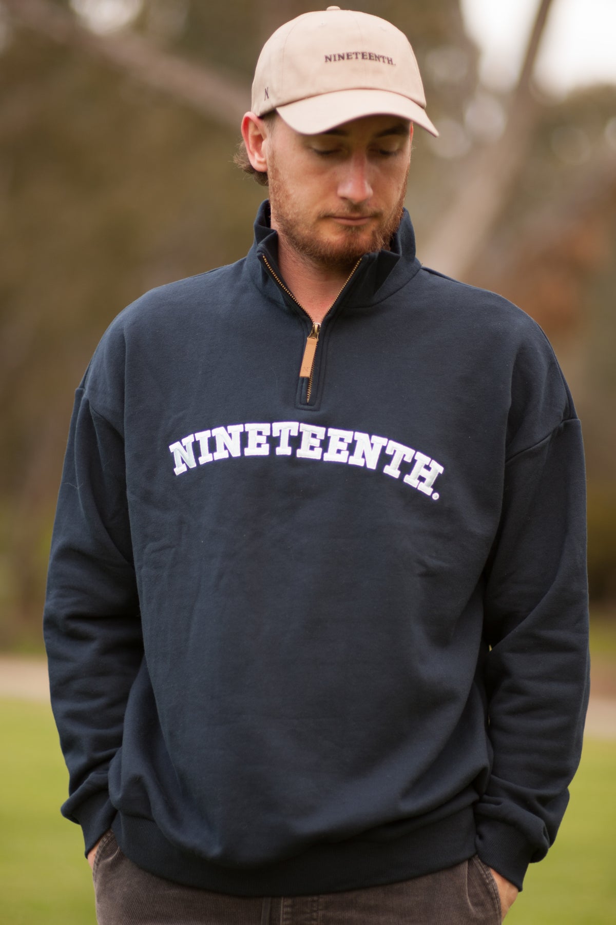 Quarter Zip Pullover - Navy