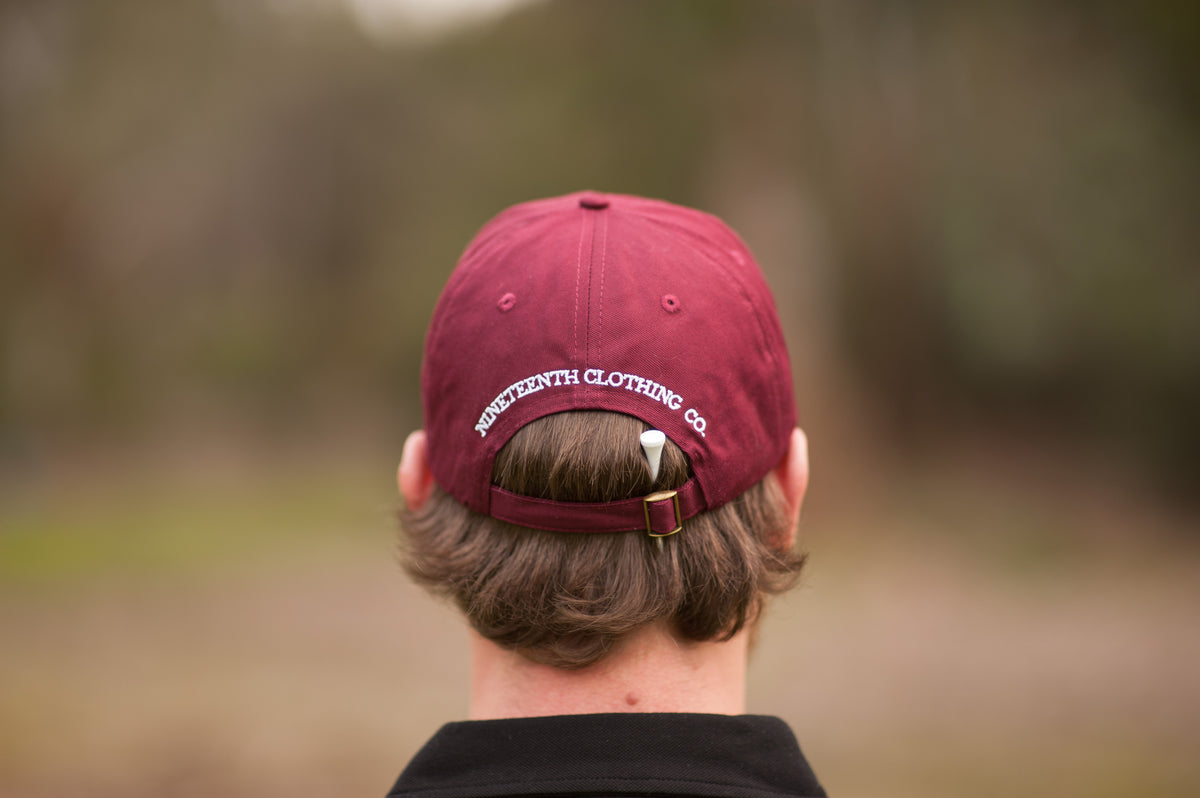 Maroon - N Letter Cap